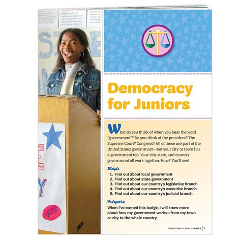 Junior Badges. . Junior democracy badge requirements pdf